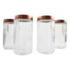 Pojemniki szklane na żywność Pasy CU 1,8 l komplet 4 szt