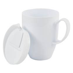 Club Gastro 450 ml Cup with Lid - BPA-free, White