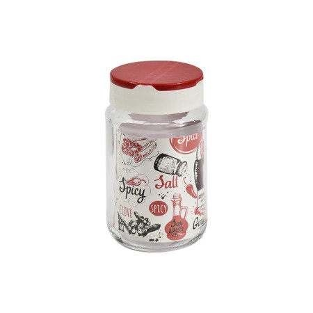 Daphne Elegant Spice Jar 370 ml in Red