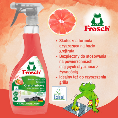 Frosch Ecological Cleaning Agent with Grapefruit Extract 500ml