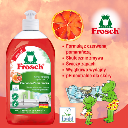 Frosch Ecological Dishwashing Concentrate Red Orange 500ml