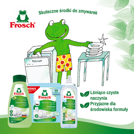 Frosch Lime Dishwashing Gel for Dishwashers - 40 Uses 650ml