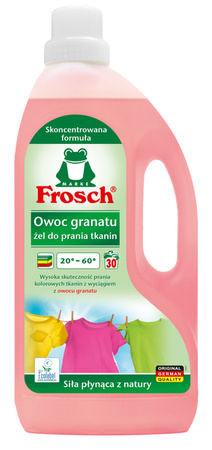 Frosch Pomegranate Laundry Gel for Colored Fabrics - 1500ml