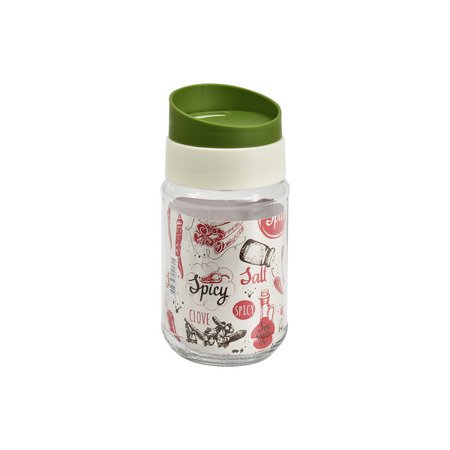 Garda Elegant Glass Spice Jar 370 ml - Green