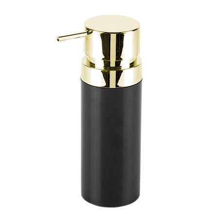 Lenox 300ml: Luxurious Soap Dispenser in Black with Gold Accent