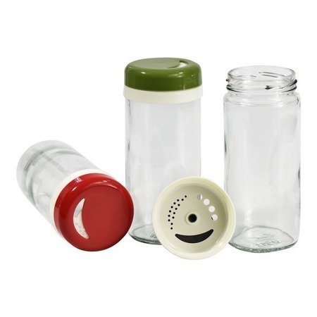 Troya Green Spice Jar Glass 245 ml - Eco-Friendly and Designer