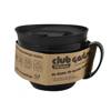 Set of 6 Black Club Gastro 250 ml Cups with Lid, BPA-Free