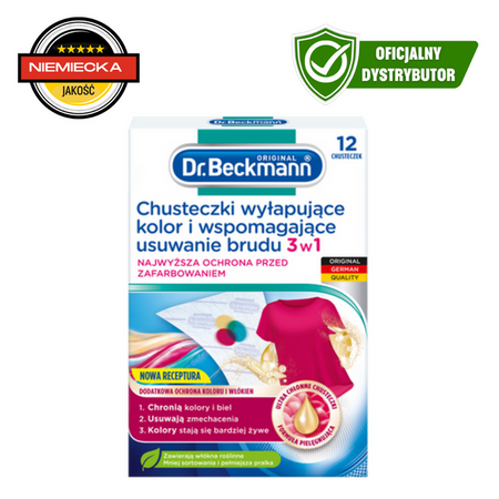 Dr. Beckmann Farb- und Schmutzfänger-Tücher 3-in-1, 12 Stück