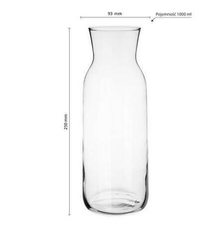 Pure Glass Karaffe 900 ml von Krosno - Eleganz und Funktionalität