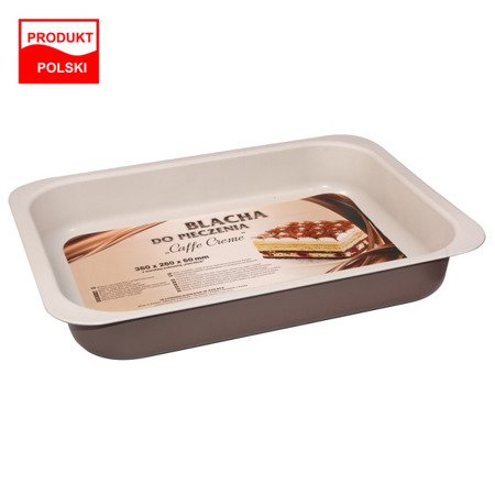 Rechteckige Backform SNB Caffe Creme 36x26 cm - Ideal für Jedes Backen