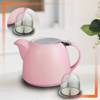 LiluLine Teekanne 900 ml Rosa - Elegante Teekanne mit Edelstahl-Infuser
