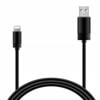 USB Lightning Kabel 1M für Apple iPhone - Schwarz