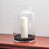 Wazon ze szkła lampion świecznik 36,5cm