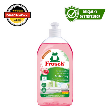 Frosch Malinowy Koncentrat do naczyń 500ml - Naturalna Siła Czystości