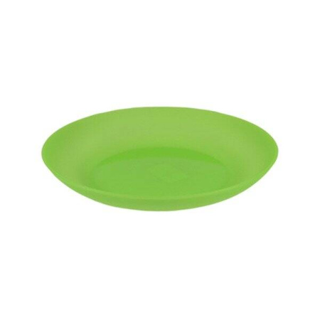 Set of 6 Green Plates 18 cm Round BPA Free