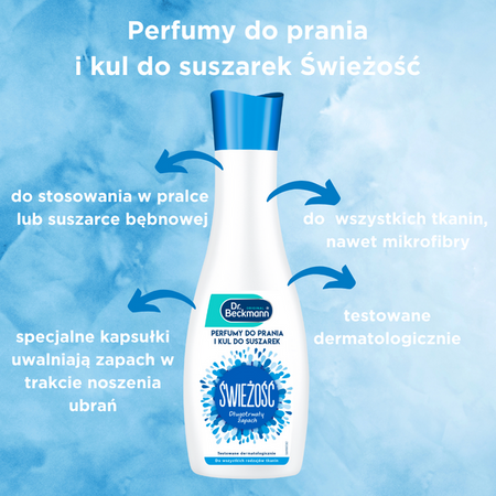 Dr. Beckmann Parfémy do praní a kulky do sušičky Freshness 250 ml