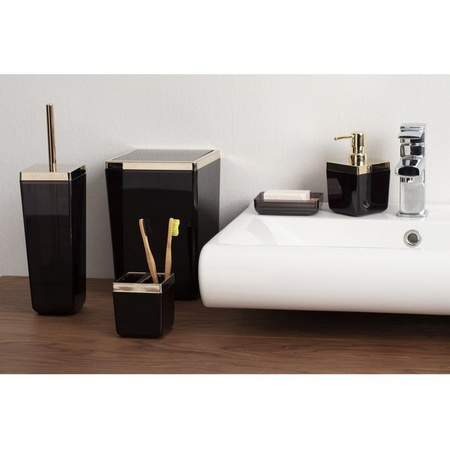 Toskana Gold Soap Dispenser 440 ml - Elegance and Style in Black