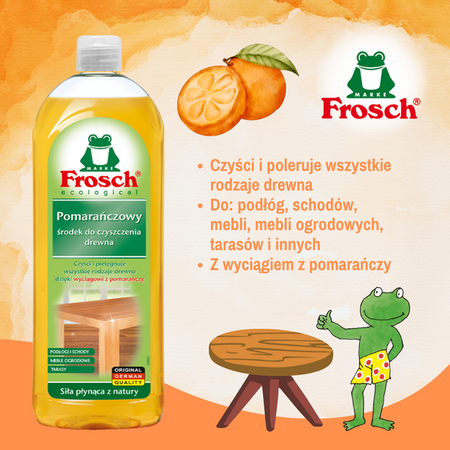 Frosch Pomerančový Čistič dřeva 750ml