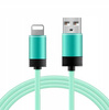 KABEL USB 1M DO APPLE IPHONE LIGHTNING ŁADOWANIA-ZIELONY