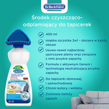 Dr.Beckmann Odplamiający i Oświeżający Środek do Tapicerek 400ml