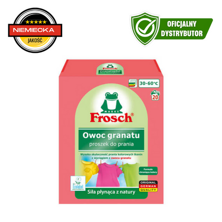 Frosch Ovocný Granátový Prášek na Praní Barevných Tkanin 1450g