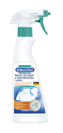 Spray Dr. Beckmann do Usuwania Plam z Dezodorantów i Potu, 250ml