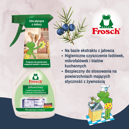 Frosch Wacholder Spray für Kühlschränke und Mikrowellen 300ml