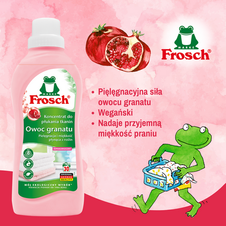 Frosch Koncentrat do płukania - Owoc granatu 750ml