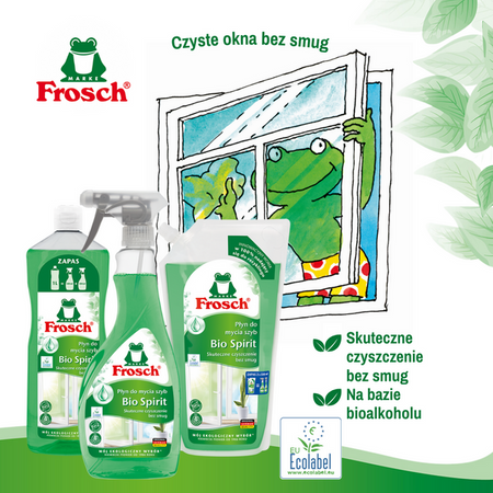 Frosch Čisticí Prostředek na Okna - Náplň 1000ml