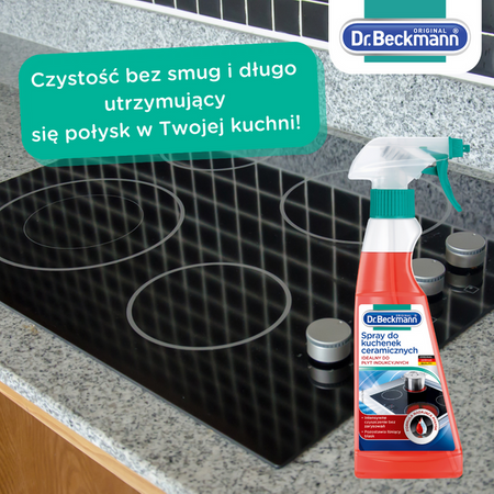 Dr. Beckmann Środek do czyszczenia płyt indukcyjnych i stali nierdzewnej 250ml