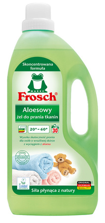 Frosch Żel do prania tkanin kolorowych - aloes 1500ml