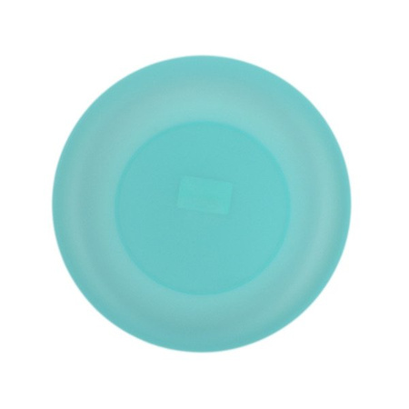 Set of 6 Turquoise Plates 18 cm Weekend without BPA