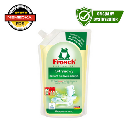 Frosch Лимонний Бальзам для Миття Посуду - 1000ml Пакет