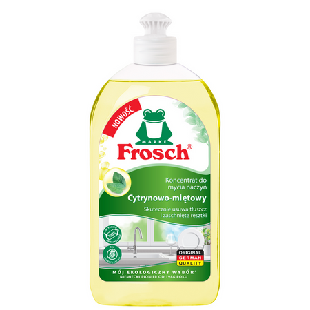 Frosch Ekologický Koncentrát na Mytí Nádobí Citronovo-Mátový 500ml