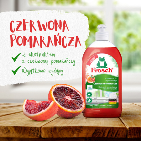 Frosch Ekologický Koncentrát na Mytí Nádobí Červený Pomeranč 500ml