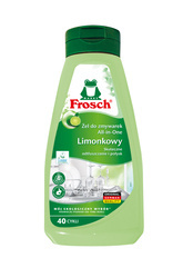 Frosch Limonkowy żel do mycia naczyń w zmywarkach 40 użyć 650ml