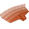 Orange Multi-Use Garden Rake