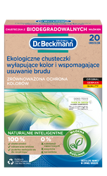 Eko Chusteczki Dr. Beckmann do Ochrony Barw i Wyłapywania Brudu - 20 szt.