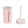 Ultrasonic air humidifier with aromatherapy mini version pink color