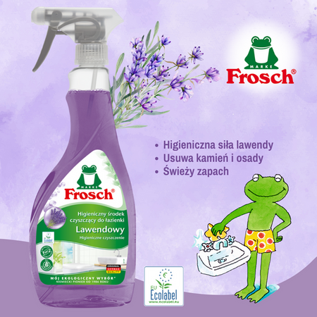 Frosch Lawendowy Ekologiczny Płyn Czyszczący do Łazienki - 500ml