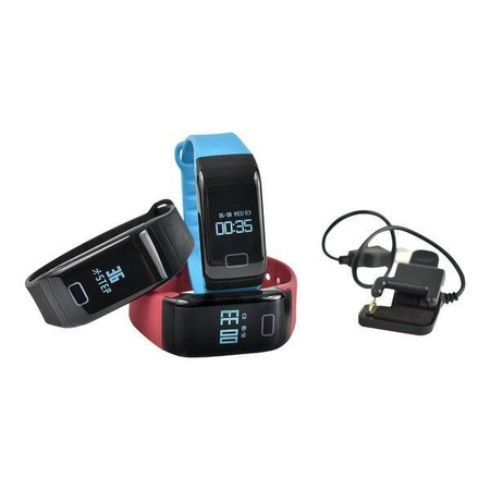 SMARTBAND OPASKA SPORTOWA PULSOMETR NIEBIESKA