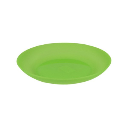 Set of 6 Green Plates 18 cm Round BPA Free