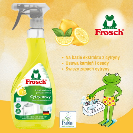 Frosch Ekologiczny Płyn Lemon do Kabin Prysznicowych 500ml