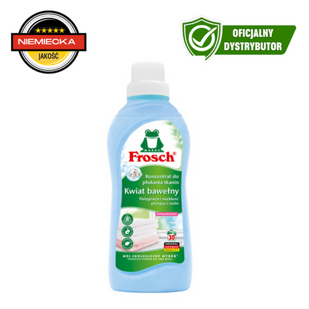 Frosch Płyn do Płukania Kwiat Bawełny - Koncentrat 750ml