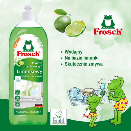 Frosch Eko Limetkový Přípravek na Mytí Nádobí 750ml