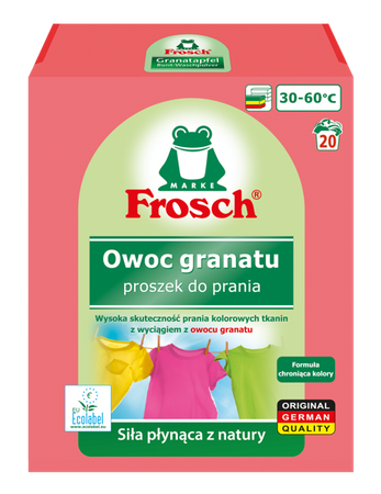 Frosch Ovocný Granátový Prášek na Praní Barevných Tkanin 1450g