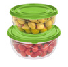 Multifunctional Set of Soft&Lock Food Containers - 850ml & 1400ml