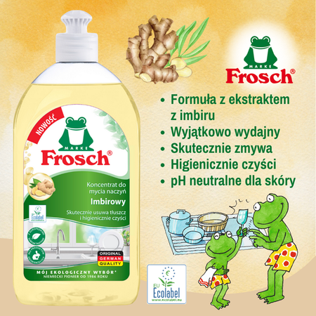 Frosch Ekologický Zázvorový Koncentrát na Mytí Nádobí 500ml