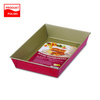 Embossed Baking Pan Gold Red SNB 28x23.5 cm