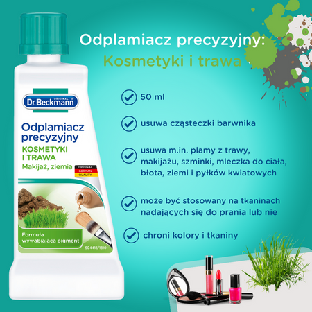 Dr. Beckmann Odplamiacz precyzyjny Makijaż i trawa 50ml